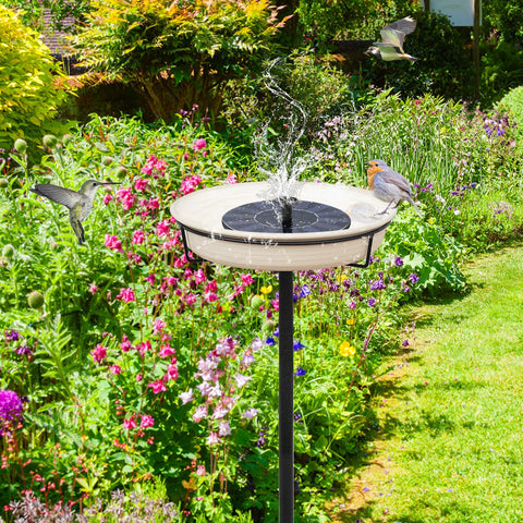 YALINKA outdoor birdbath enhances yard ambiance with gentle chirps and activity.
