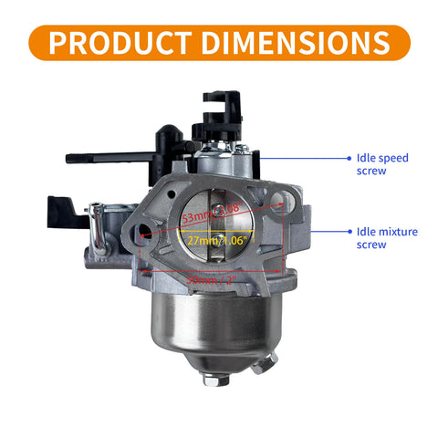 YAMAKATO Huayi P27 carburetor for 420cc clones compatible with Predator engines for easy maintenance