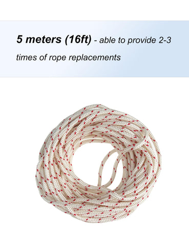 YAMAKATO double-layer rope construction boosts wear resistance.
