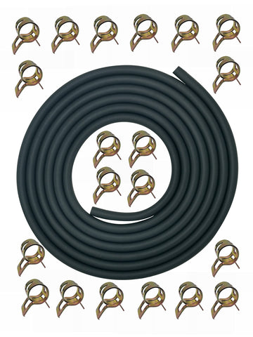 YAMAKATO fuel line, 10 ft, 3/16 in ID, versatile for small engines.