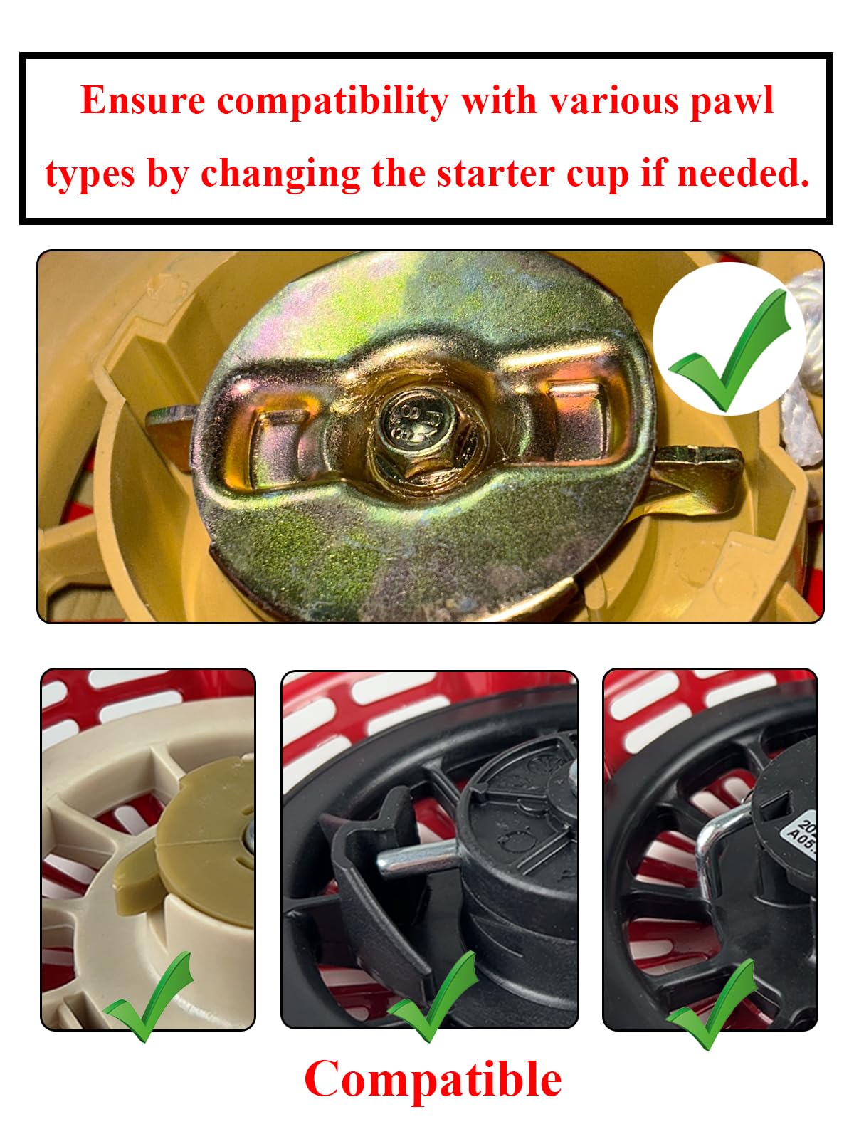 YAMAKATO GX pull-start assembly mounted on compatible engines