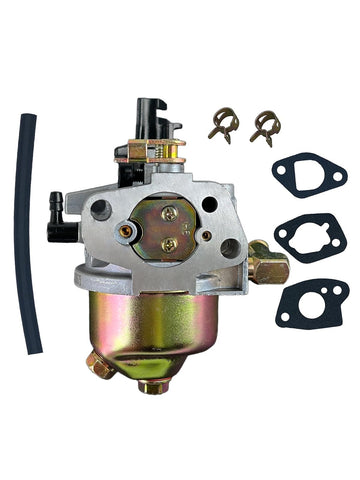 YAMAKATO Huayi 165s carburetor assembly with gaskets and hose for reliable snow blower operation.