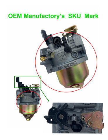 YAMAKATO Huayi 165s carburetor with gasket set for improved sealing and fit.