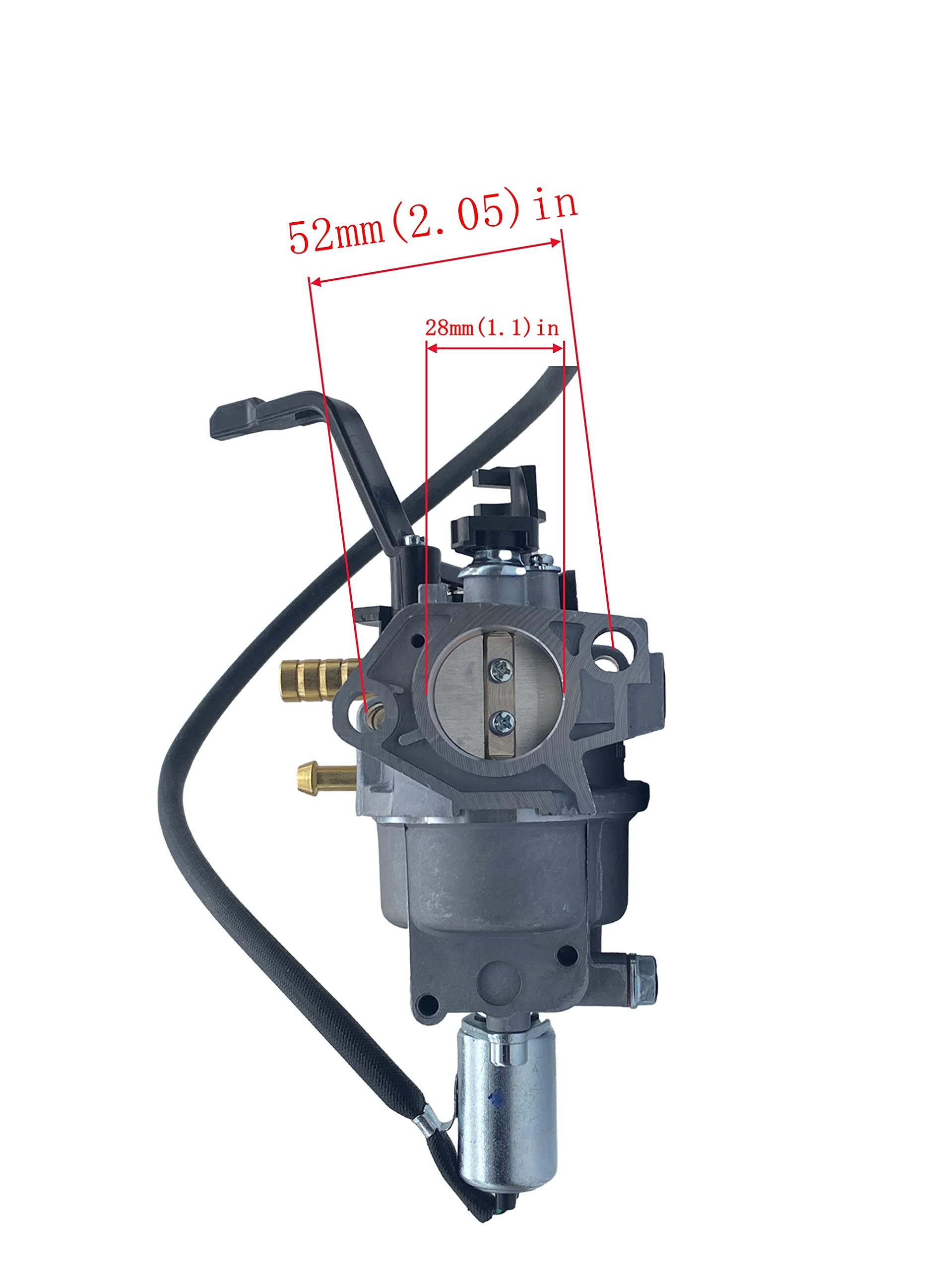 YAMAKATO Huayi P28H4 front view highlights compact, install-friendly carburetor design