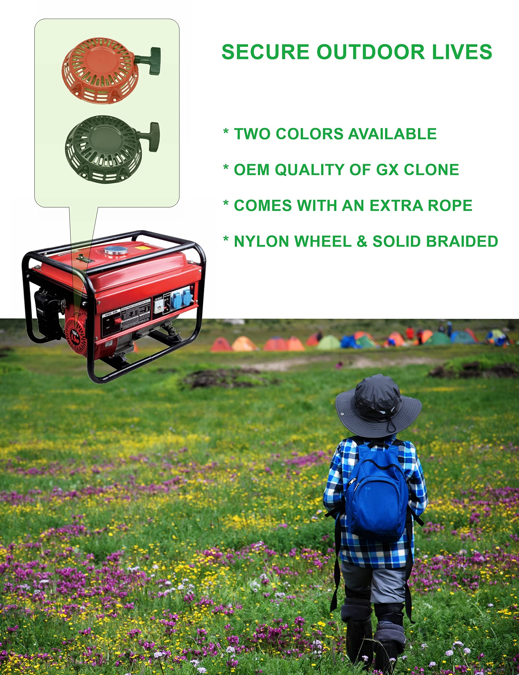 YAMAKATO multi-model compatibility supports generators, mowers, and more.
