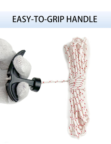 YAMAKATO 3mm pull rope diameter view highlights durability for lawn tools.