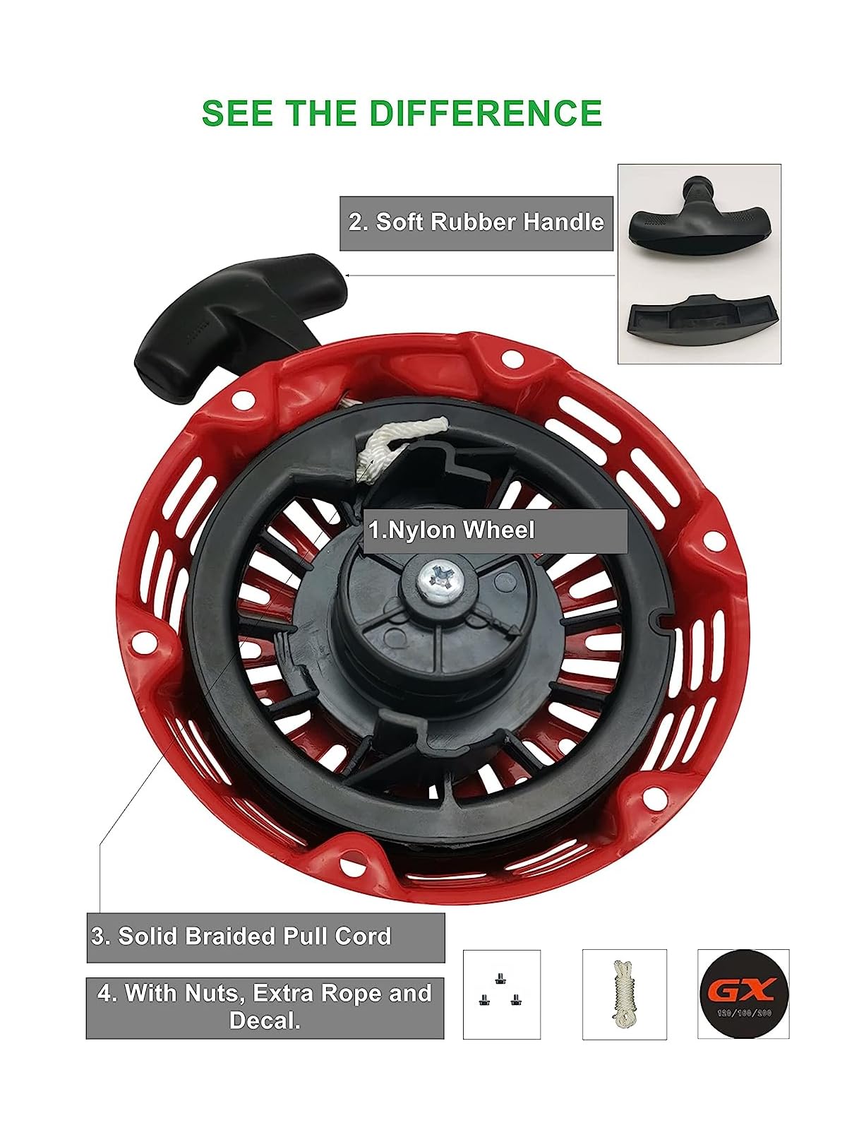 YAMAKATO pulley cup 47mm for secure engagement with GX starters