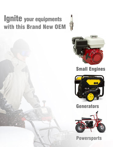 YAMAKATO spark plug demonstrating durable OEM construction for small engines.