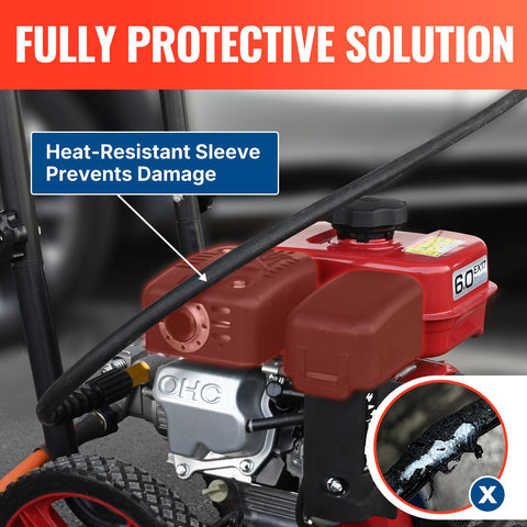 YAMATIC 1/4 inch hose fits many pressure washers.
