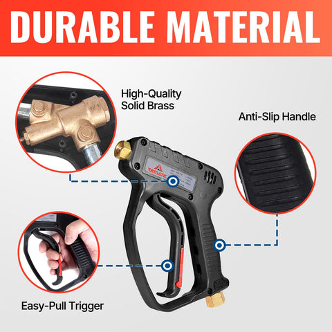 YAMATIC 3/8 inch swivel connector enables quick setups