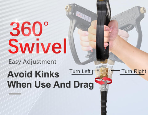 YAMATIC 4200 PSI rated hose supports tough outdoor washing tasks