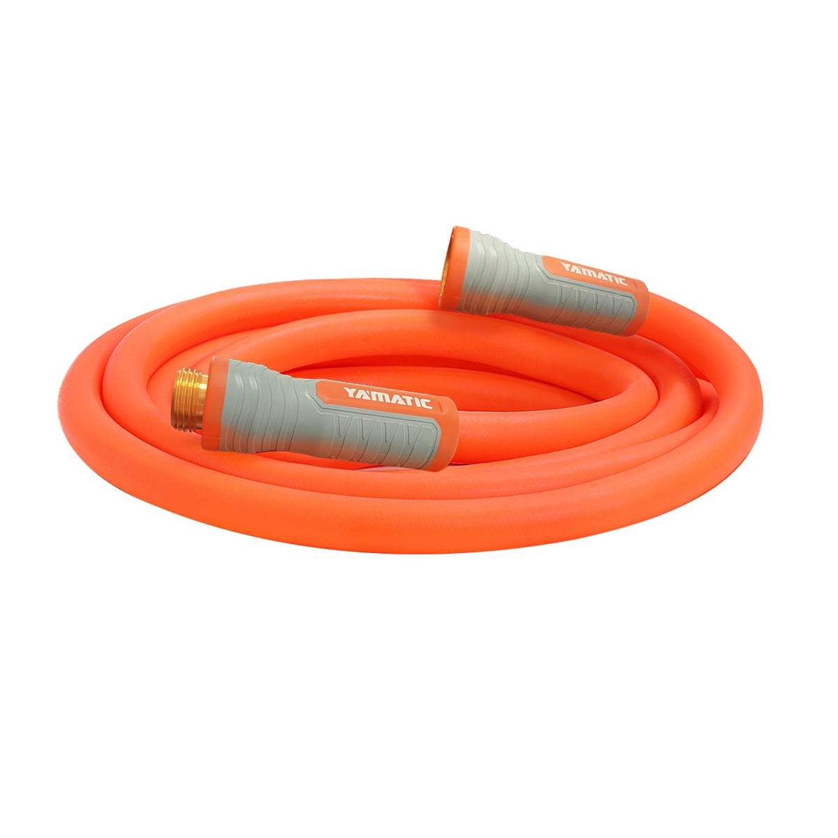 YAMATIC 5-8in x 10ft hose flexes easily for garden watering