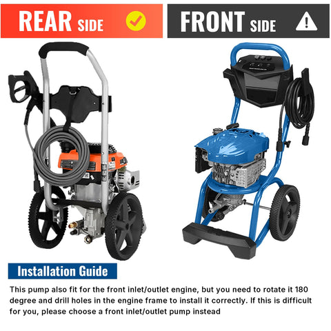 YAMATIC adjustable unloader lets you tailor pressure to engine needs