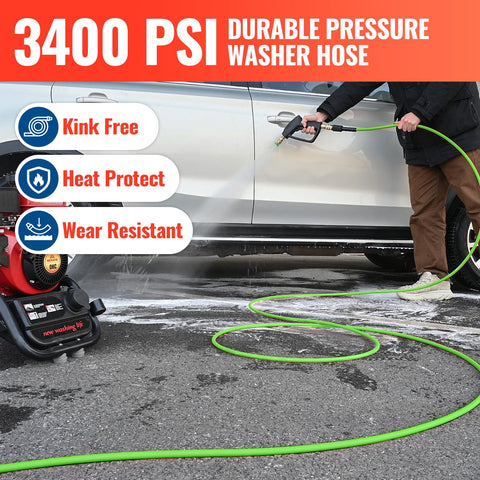 YAMATIC anti-kink design maintains steady water flow.