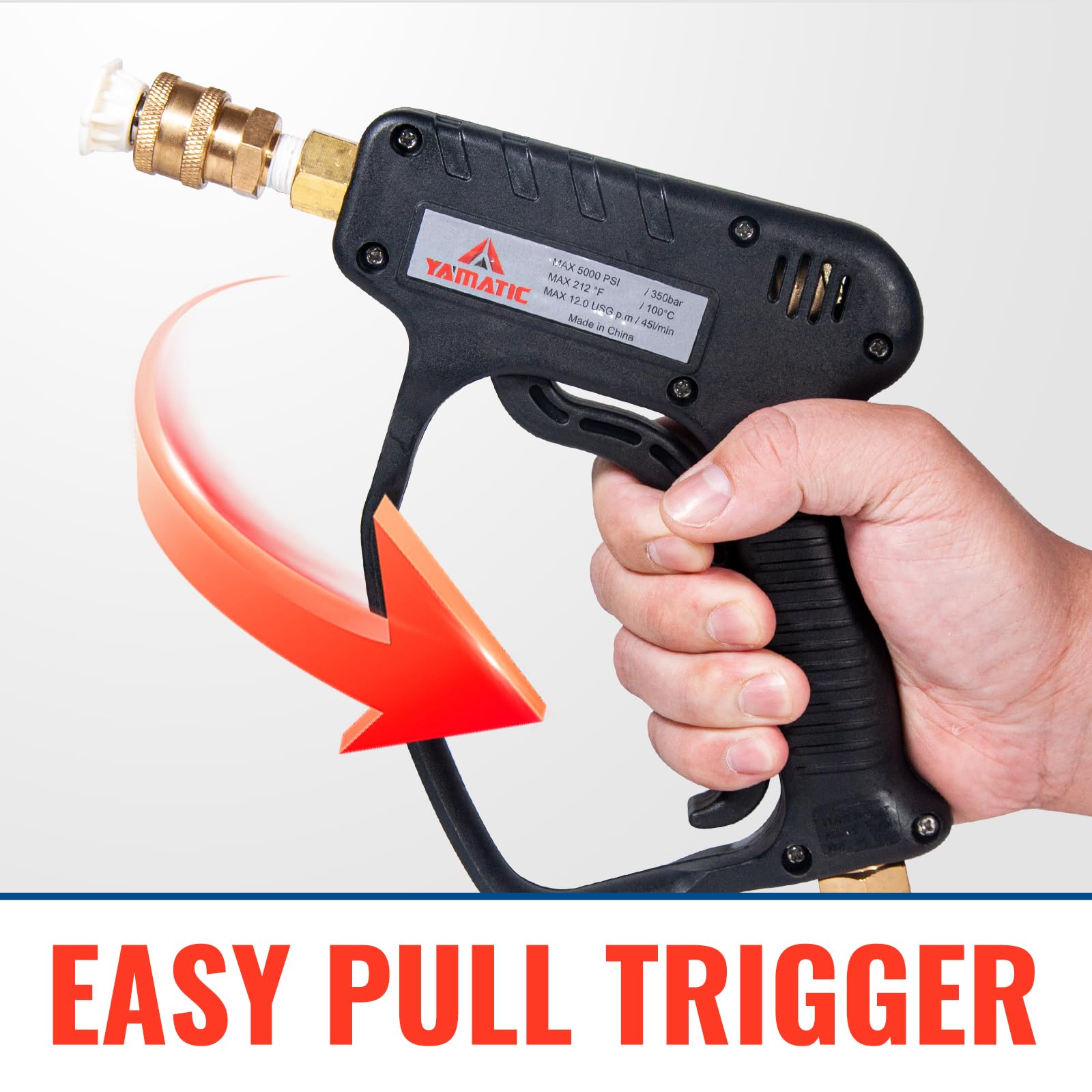 YAMATIC brass trigger gun delivering precise control and durability