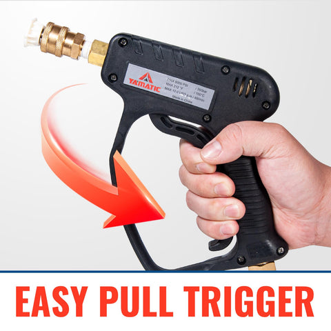 YAMATIC brass trigger gun delivering precise control and durability