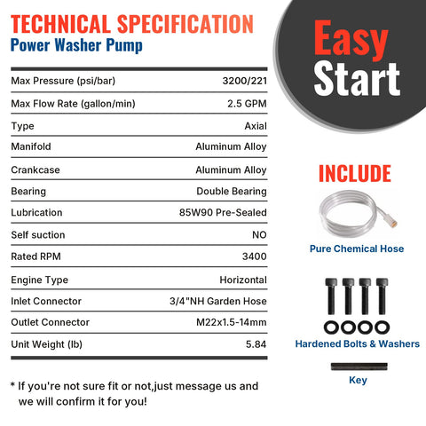 YAMATIC compatibility with Homelite, Karcher, and Honda brands for replacements