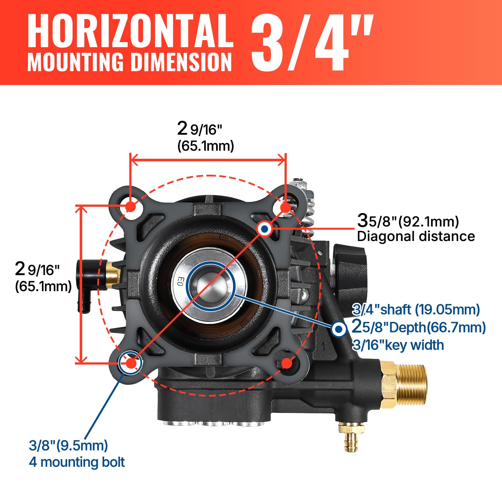 YAMATIC-dual-seal-durable-pump conveys leak-proof performance under high-pressure cleaning.