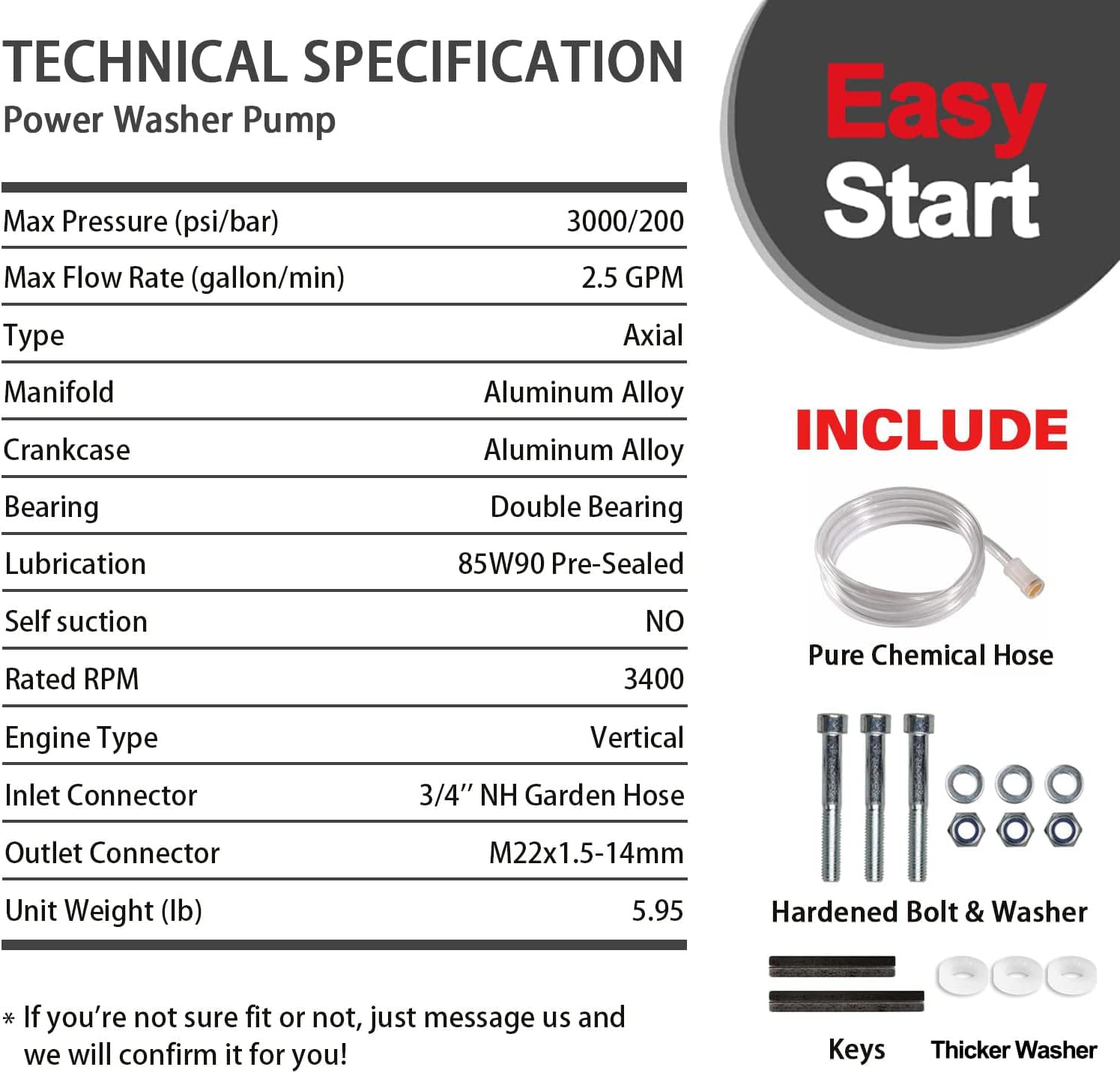 YAMATIC easy-start-kit-included supports fast cold starts and simple setup.