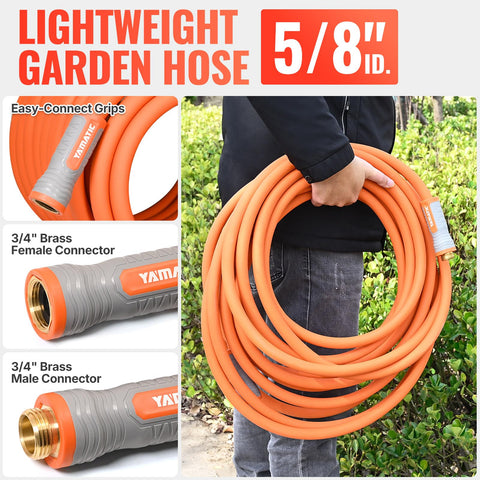YAMATIC garden hose 600psi-burst-test demonstrates high-pressure performance.