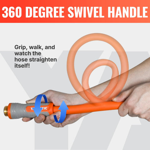 YAMATIC lightweight all weather garden hose designed for comfortable handling.