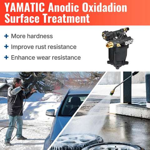 YAMATIC-horizontal-pump-assembly emphasizes horizontal fit for versatile mounting and efficient operation.