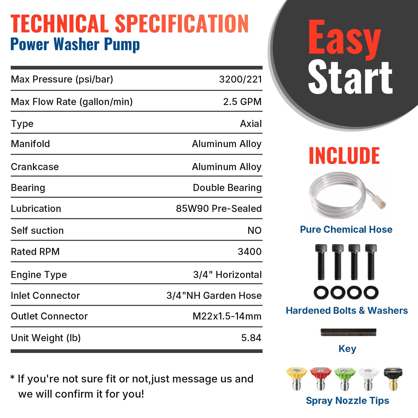 YAMATIC-included-install-kit-siphon-tube highlights quick setup and reliable priming.