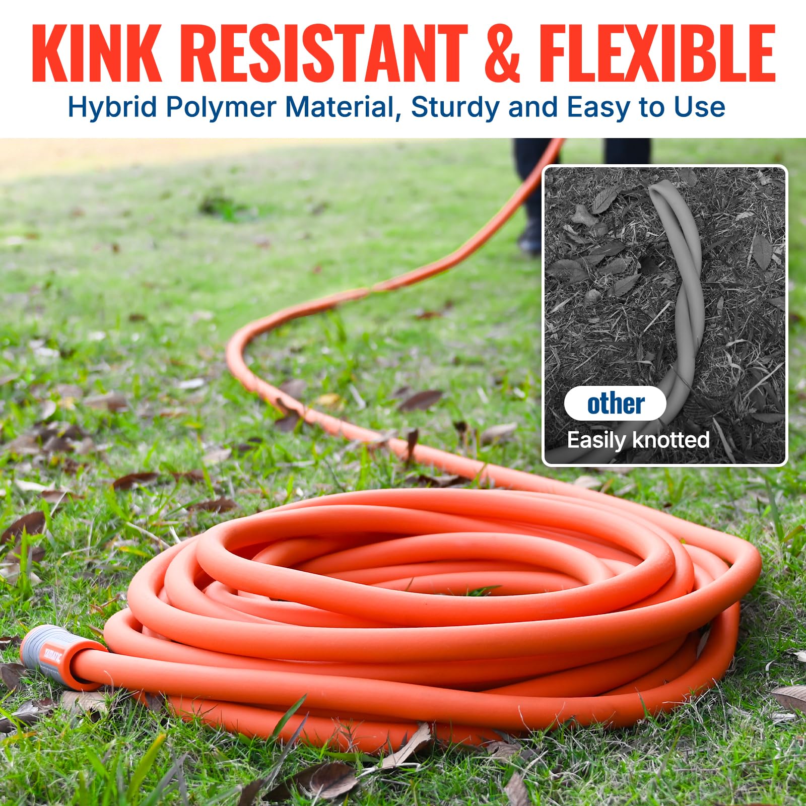 YAMATIC lightweight and flexible hose enables easy movement and extended reach.