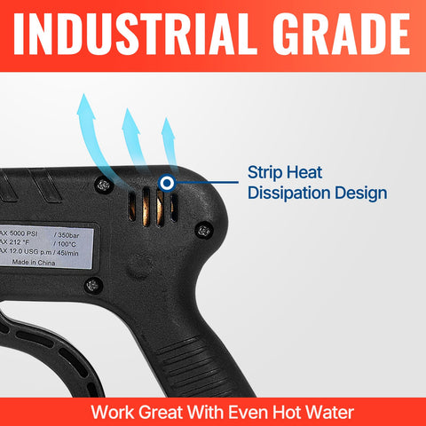 YAMATIC maneuverable gun designed for foam cannon compatibility