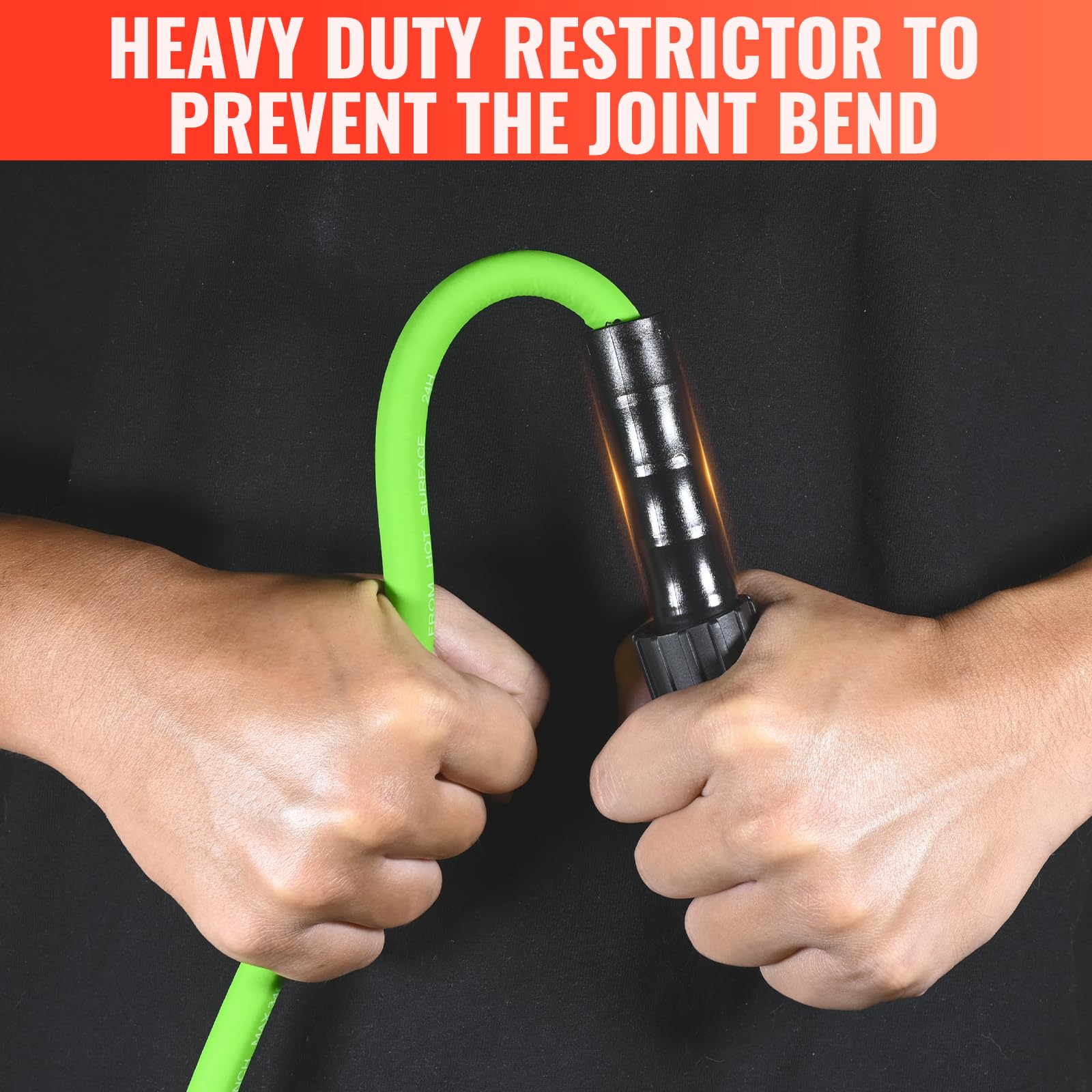 Non-marking jacket protects surfaces during cleaning with the YAMATIC hose.