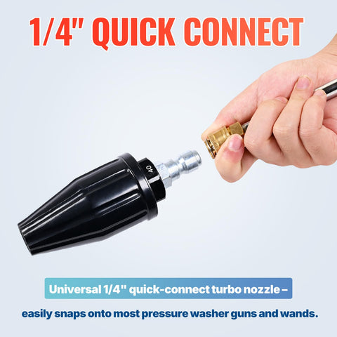 YAMATIC one-piece design with 1/4-inch quick connector for easy setup