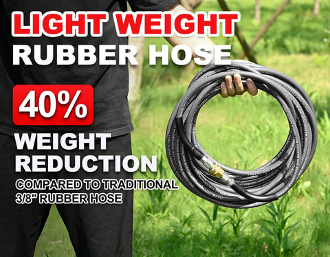 YAMATIC pro-grade hose for gas-powered washers and heavy-duty use