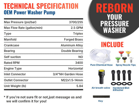 YAMATIC pump in-use cleaning setup demonstrates simple attachment to spray hose and nozzles.