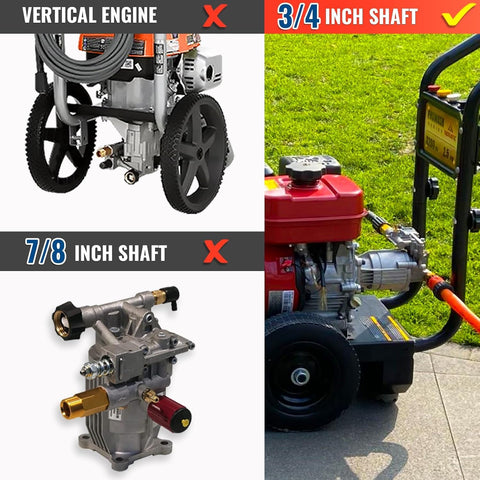 YAMATIC pump maintenance-free crankcase means no regular oil changes
