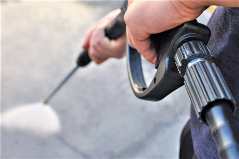 YAMATIC versatile-use adapter ideal for driveway, vehicle, and exterior cleaning.