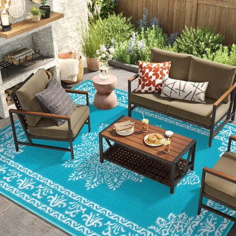 Ideal Yamaziot outdoor rug for patios, decks, porches and balconies