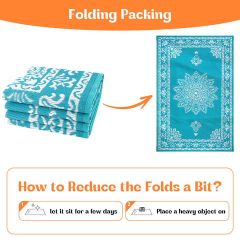 Yamaziot rug suited for RV camping and portable outdoor use