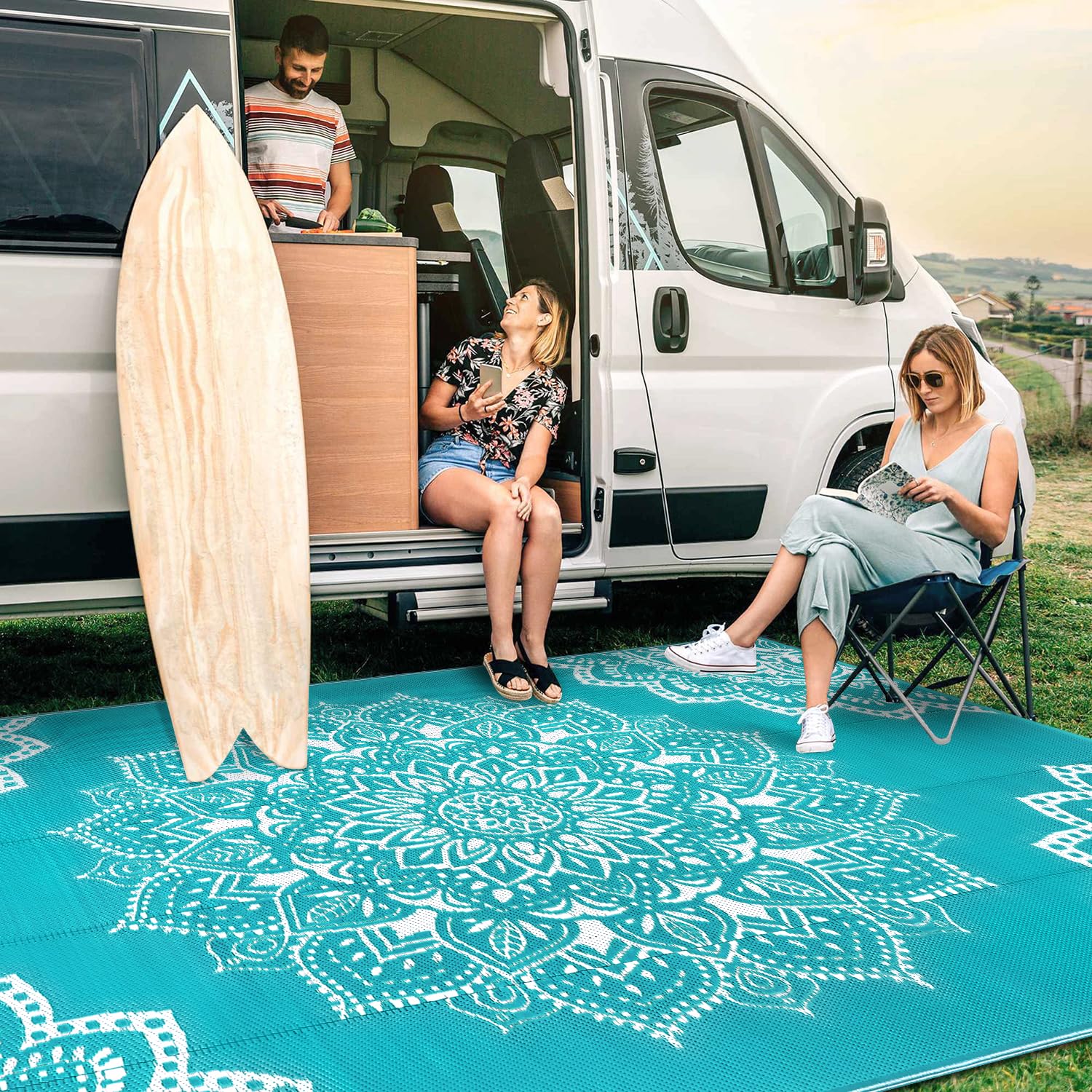 Yamaziot reversible design suits porch and RV adventures.