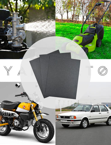 YAMAKATO gasket paper set packaged for handy replacements in DIY projects.