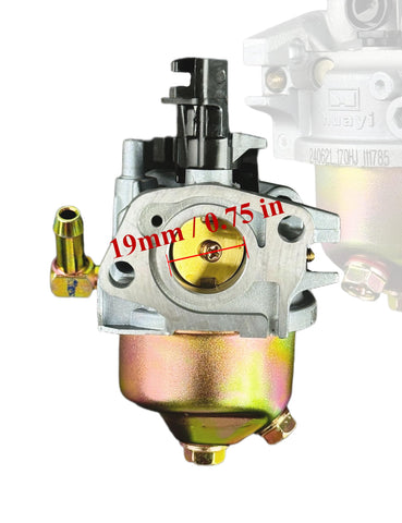 YAMAKATO Huayi HY-170HJ carburetor side view showing mounting interface.