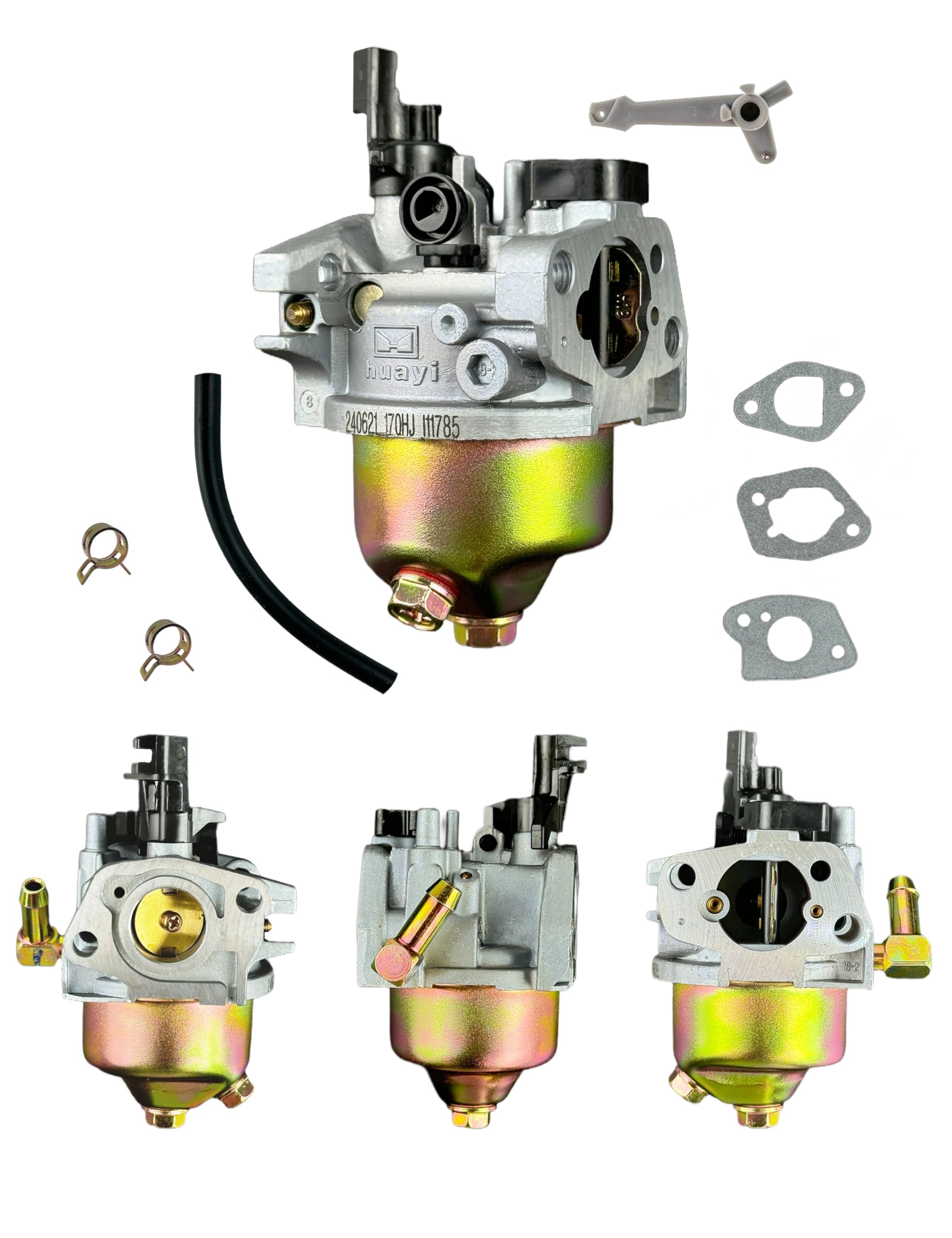 YAMAKATO HY-170HJ carburetor installation holes aligned for OHV engines.