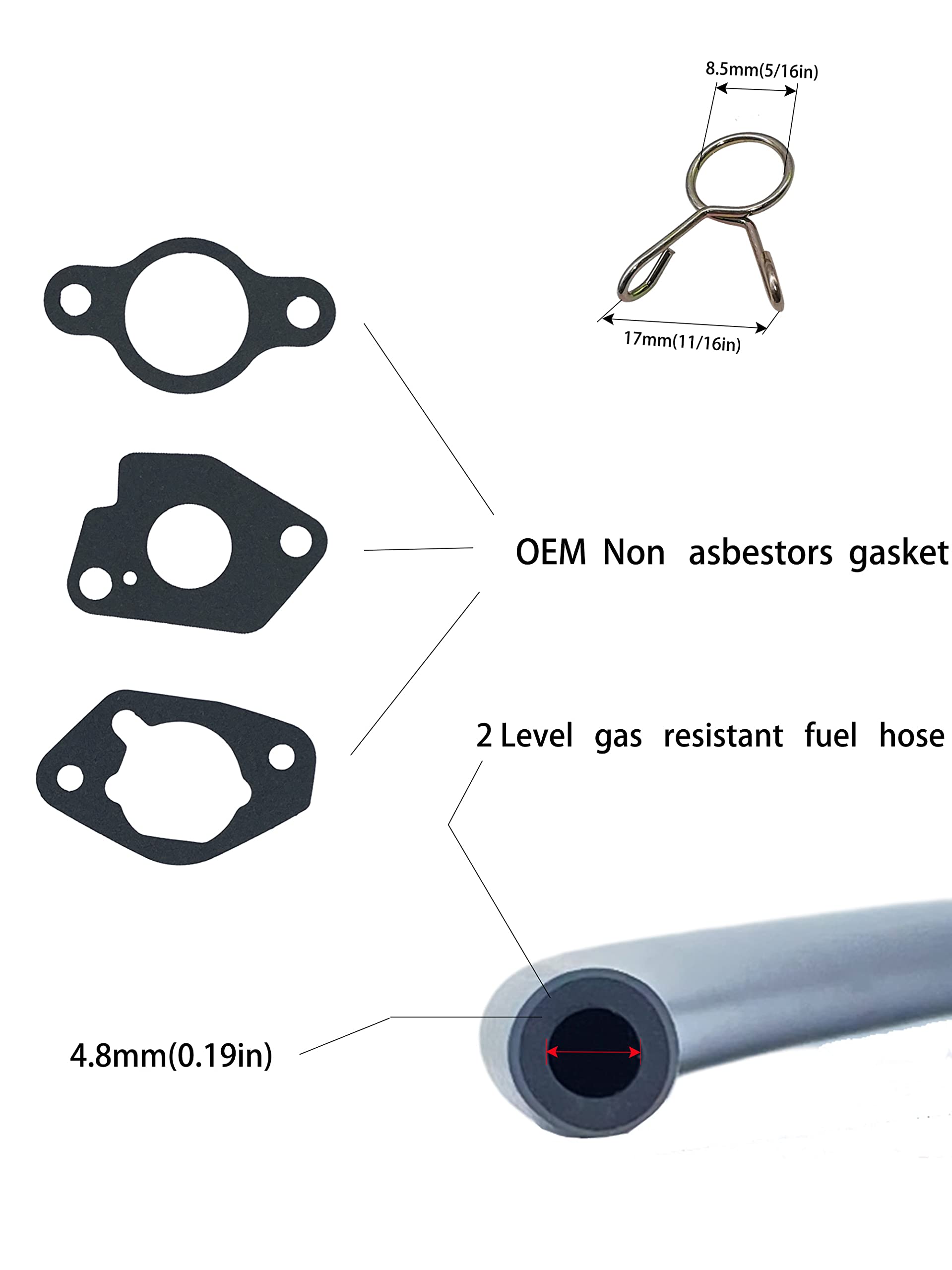 YAMAKATO carburetor ideal for mini bikes, go-karts, and small equipment.