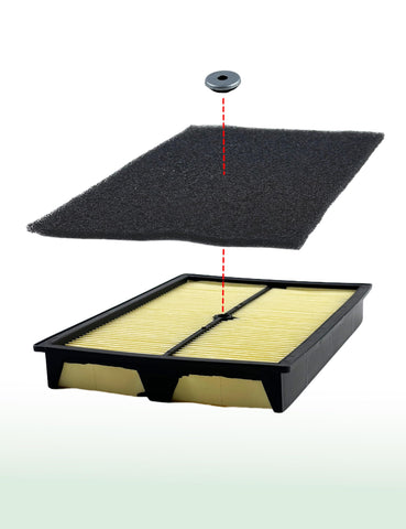 YAMAKATO paper filter element close-up filters fine particles.