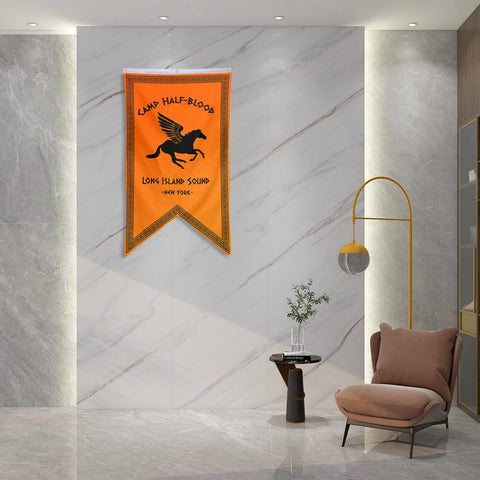 Yanbooch banner for home office decor adds color and focal interest