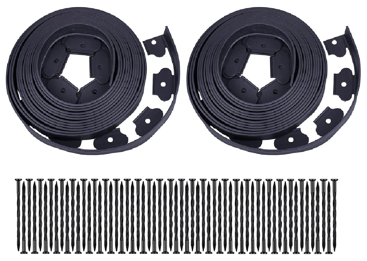YANEYRIE garden edging 60ft kit for neat lawn borders and simplified DIY landscaping.