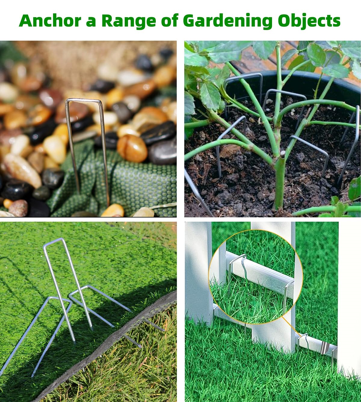 YANEYRIE irrigation tubing stabilizer stake keeps lines organized