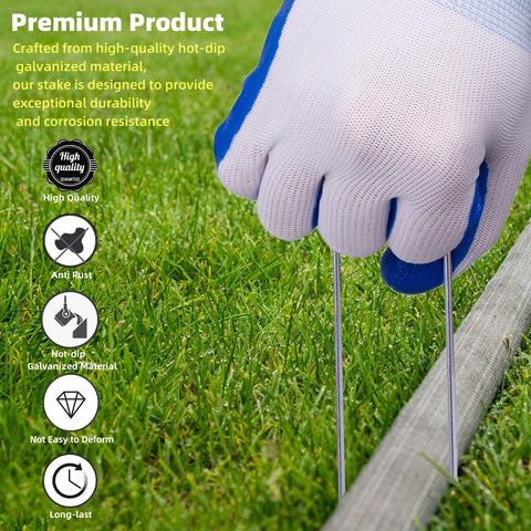 YANEYRIE irrigation tubing stakes keep hoses in place