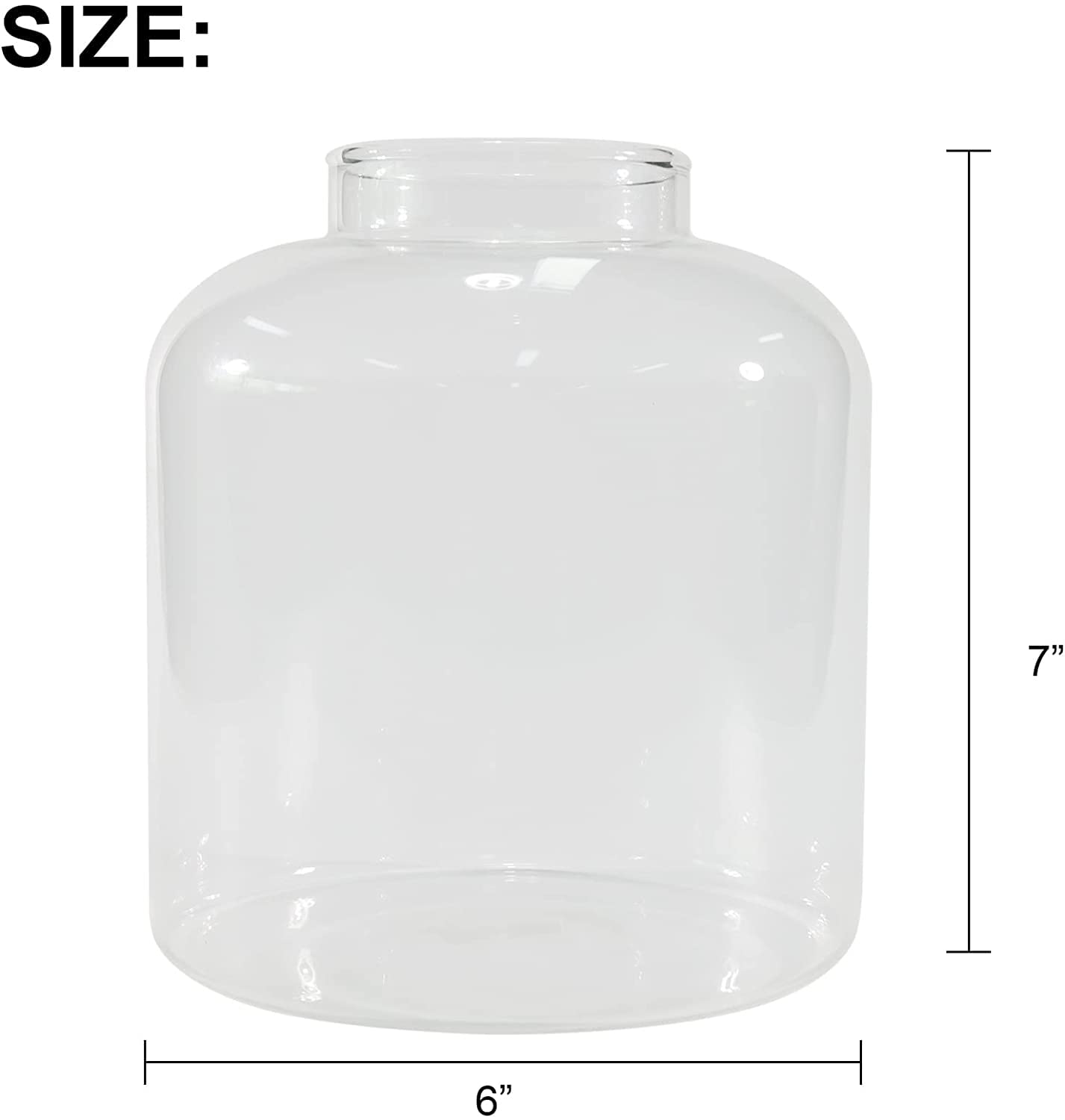 Yangbaga terrarium opening 3.15 inch enables easy plant placement