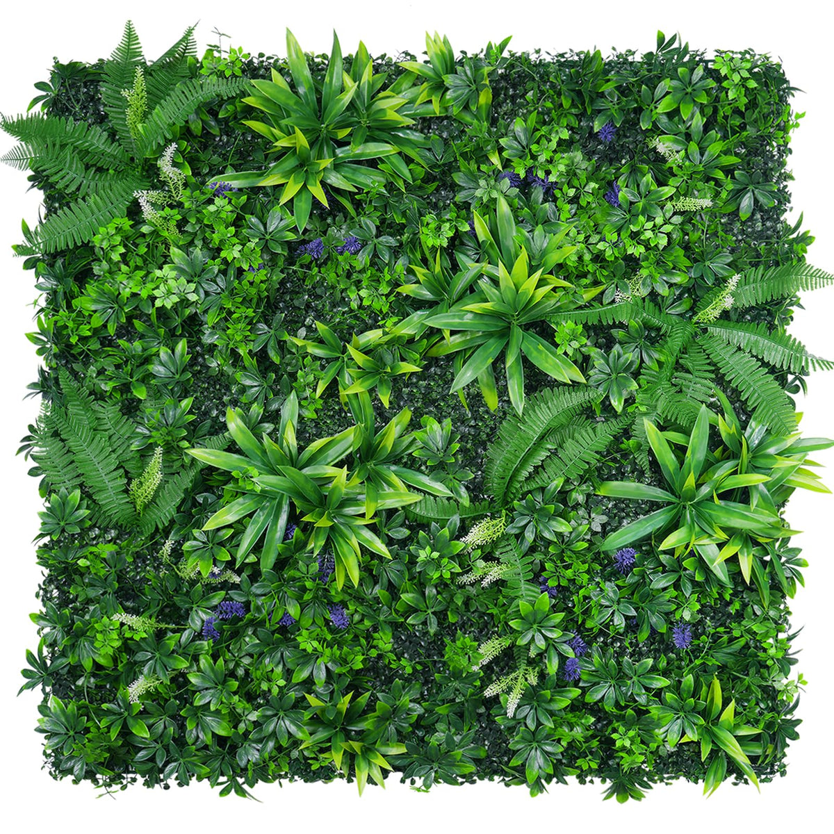 Yangrass grass wall panel closeup reveals lifelike leaves for vivid interior textures