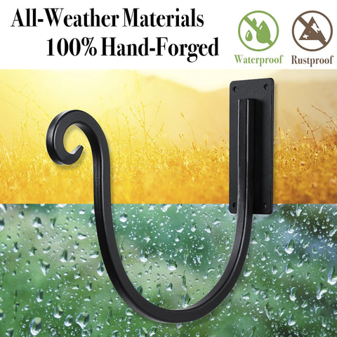 Yangshuo heavy-duty metal hose holder proves sturdy for daily use.